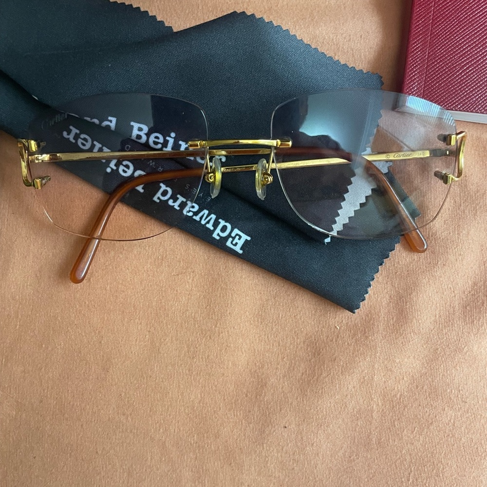Cartier C glasses with original receipt
